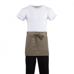 Whites korte sloof lichtbruin - Heupschort van Whites Chefs Clothing