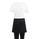 Whites tailleschort zwart – heupschort van katoen en gerecycled polyester