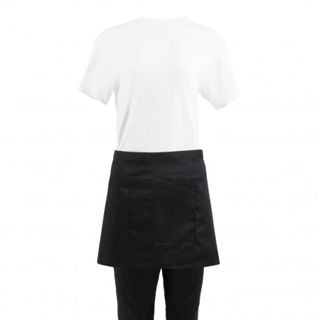 Whites tailleschort zwart – heupschort van katoen en gerecycled polyester