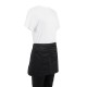 Whites tailleschort zwart – heupschort van katoen en gerecycled polyester