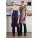 Southside Cotton Canvas Halterschort Marineblauw - Katoen