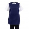 Whites overgooischort met zak navy blue - Whites Chefs Clothing