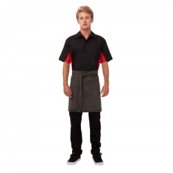 Chef Works Dorset Sloof Donkergrijs - Katoenen Heupschort