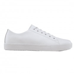 Shoes For Crews veiligheidssneakers wit leer maat 36