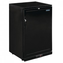 Polar G-serie 900mm Barkoeling met Enkele Deur - 138L Zwart