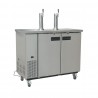 Polar G-serie dubbele fust bierdispenser RVS - professionele tapinstallatie