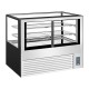 Polar U-serie delicatessen vitrine koelkast 485L – RVS & Glas
