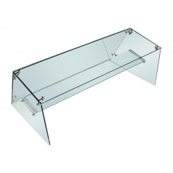 Polar glazen rand voor vrieskist GM499 - Wit, Staal