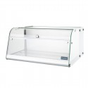 Polar G-serie aanrecht zelfbedieningsvitrine – RVS & glas – 40L – Zilver