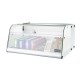 Polar G-serie aanrecht zelfbedieningsvitrine – RVS & glas – 40L – Zilver