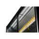 Zoin Cervinho Multideck Display Zwart Met Scharnierende Deuren 1000mm