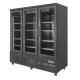 Polar G-Series driedeurs multideck vriezer 1156L – zwarte display koeling van staal