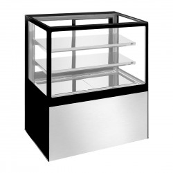 Polar U-serie deli display koelkast 285L | RVS & Glas | Zilver