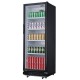Nisbets Essentials vrijstaande displaykoeling zwart 346L