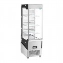 Polar G-serie Slimline Multideck Displaykoelkast met Deur – RVS & Glas, 220L