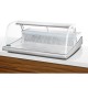 Polar G-serie vis koelvitrine 225L – Display koelkast RVS & Glas, Wit