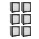Polar G-serie Displaykoeling 29L – Zwarte Onderbouw Minibar van Staal