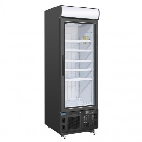 Polar G-serie rechtopstaande display vriezer 412L zwart