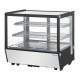 Polar G-serie aanrechtmodel display koelkast zwart, vierkant glas, 120L