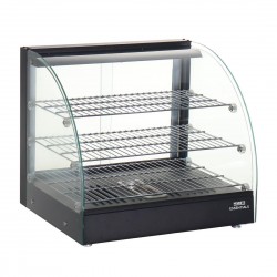 Nisbets Essentials Verwarmde Voedsel Display Merchandiser 82L – Zwart
