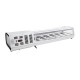 Polar G-serie energiezuinige tapas display koelkast – RVS & glas, wit