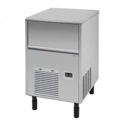 Polar U-serie premium ijsblokjesmachine RVS – 33 kg capaciteit, zilver