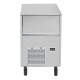 Polar U-serie premium ijsblokjesmachine RVS – 33 kg capaciteit, zilver