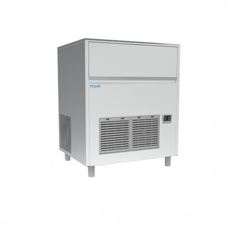 Polar U-Series ijsblokjesmachine RVS gourmet-ijs 85kg output – zilver