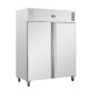 Polar U-serie dubbele staande vriezer met dubbele deur 1300L RVS