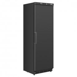 Nisbets Essentials Staande Koelkast Zwart 400L – Gelakt Staal