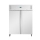 Polar U-serie dubbeldeurs staande koelkast 1300L RVS