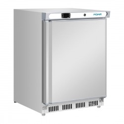 Polar C-serie lage koelkast RVS 150L – onderbouw koelkast zilver
