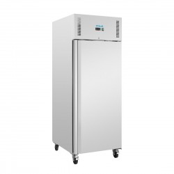 Polar U-Series enkele deur vrieskast 650L RVS