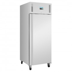 Polar U-serie staande enkeldeurs koelkast of vriezer 560L RVS