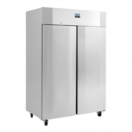 Polar U-serie energiezuinige RVS koelkast met dubbele deur - 1400L