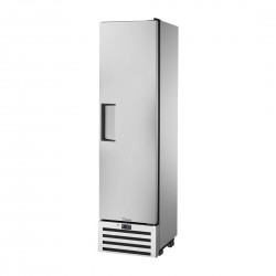 True Super Slimline Staande Enkele Deur Koelkast T-11-HC – RVS, Zilver