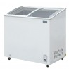 Polar G-Series display vrieskist 200L wit – RVS koelvriezer voor winkel en horeca