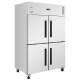 Polar G-serie RVS koelkast met dubbele staldeur - 1200L Gastronorm