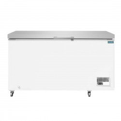 Polar G-serie RVS vrieskist met deksel 378L | Wit