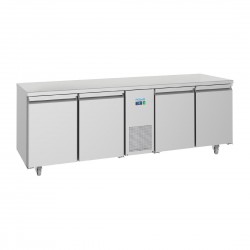 Polar U-serie energiezuinige 4-deurs vrieswerkbank 632L – RVS Werkbank