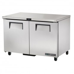 True Dubbeldeurs Koelwerkbank TUC-48-HC | RVS Onderbouwkoeling