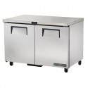 True Dubbeldeurs Koelwerkbank TUC-48-HC | RVS Onderbouwkoeling