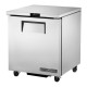 True TUC-27F-HC Onderbouwvriezer RVS & Aluminium – Zilver, 144L