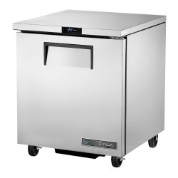True TUC-27F-HC Onderbouwvriezer RVS & Aluminium – Zilver, 144L