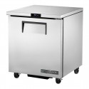 True TUC-27F-HC Onderbouwvriezer RVS & Aluminium – Zilver, 144L