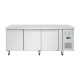 Polar U-serie RVS koelwerkbank met 3 deuren en euronorm opslag 634L