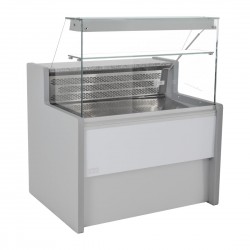 Zoin Tibet Serve Over Counter Grijs 1000mm – RVS Koeltoonbank