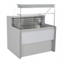 Zoin Tibet Serve Over Counter Grijs 1000mm – RVS Koeltoonbank