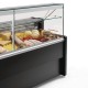 Zoin Tibet Serveerbalie Zwart 1000mm | Gekoelde RVS Werkbank