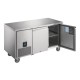 Polar U-serie premium tweedeurs vrieswerkbank 267L RVS Zilver